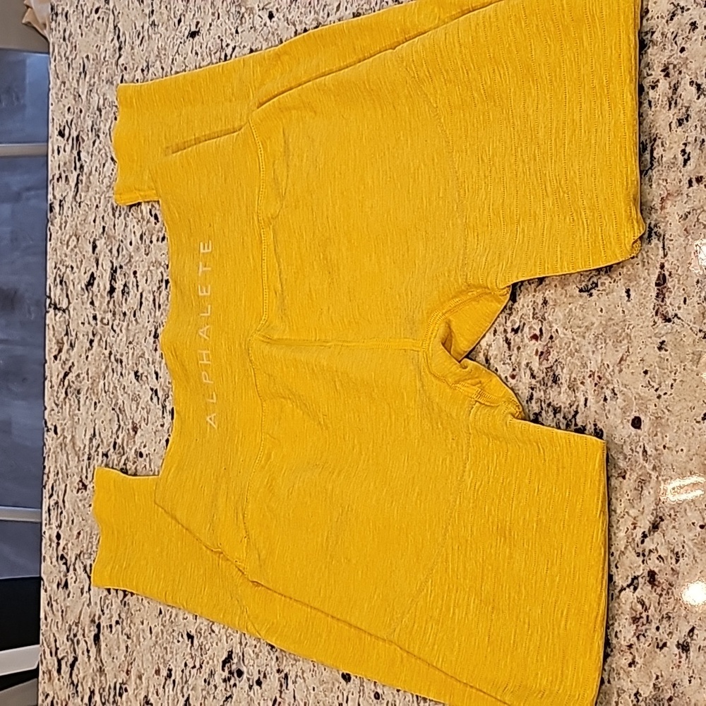 ALPHALETE TIGHTS - YELLOW